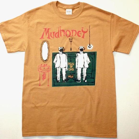 Mudhoney Piece Of Cake New Camel Color T Shirt - Picture 1 of 4
